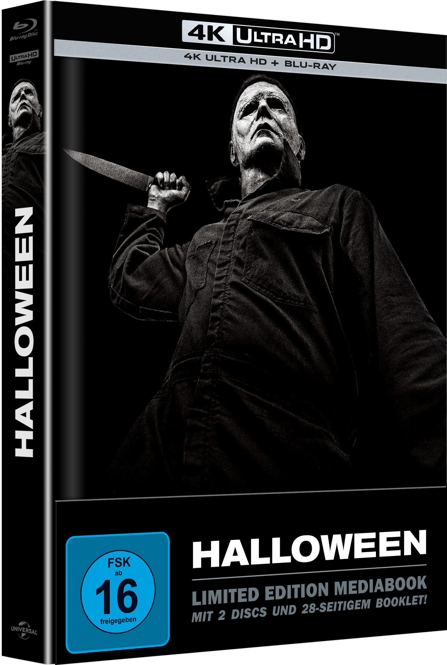 Halloween Exklusives Mediabook 4K Ultra HD Blu-ray + Blu-ray