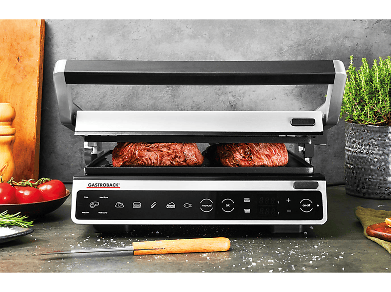 GASTROBACK 42542 Design BBQ ADVANCED SMART Kontaktgrill