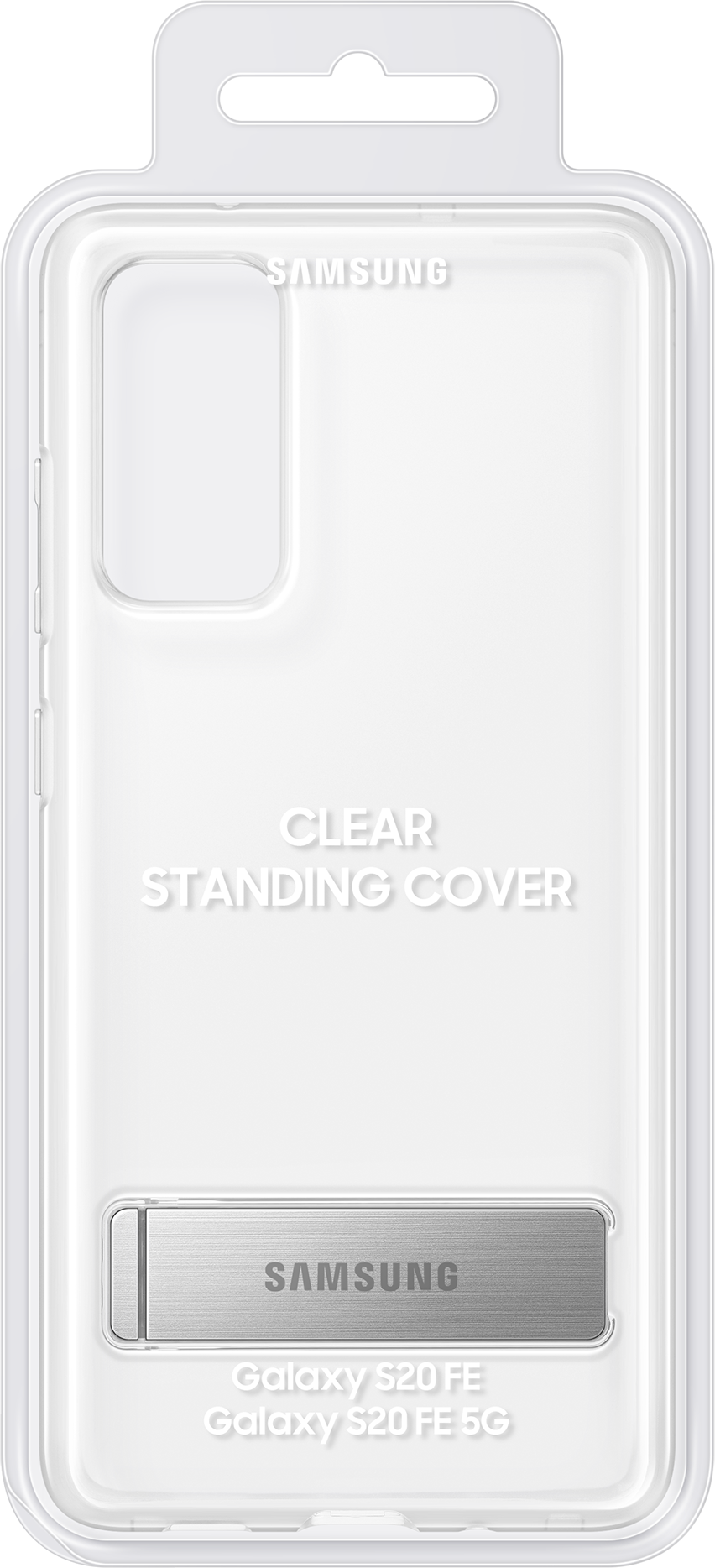 SAMSUNG Clear Standcover - Custodia (Adatto per modello: Samsung Galaxy S20 FE)