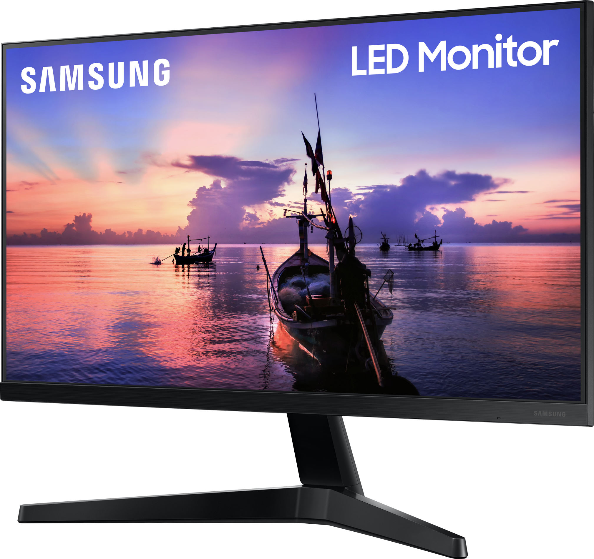 SAMSUNG  -Ausstellungsstück- Monitor T350, 24 Zoll, FHD, 250cd, 75Hz, IPS, 5ms, FreeSync, Dunkelblaugrau (LF24T350FHRXEN) 24 Zoll Monitor, Full-HD, 5 ms Reaktionszeit, 250 cd/m², 75 Hz, Dunkelblaugrau