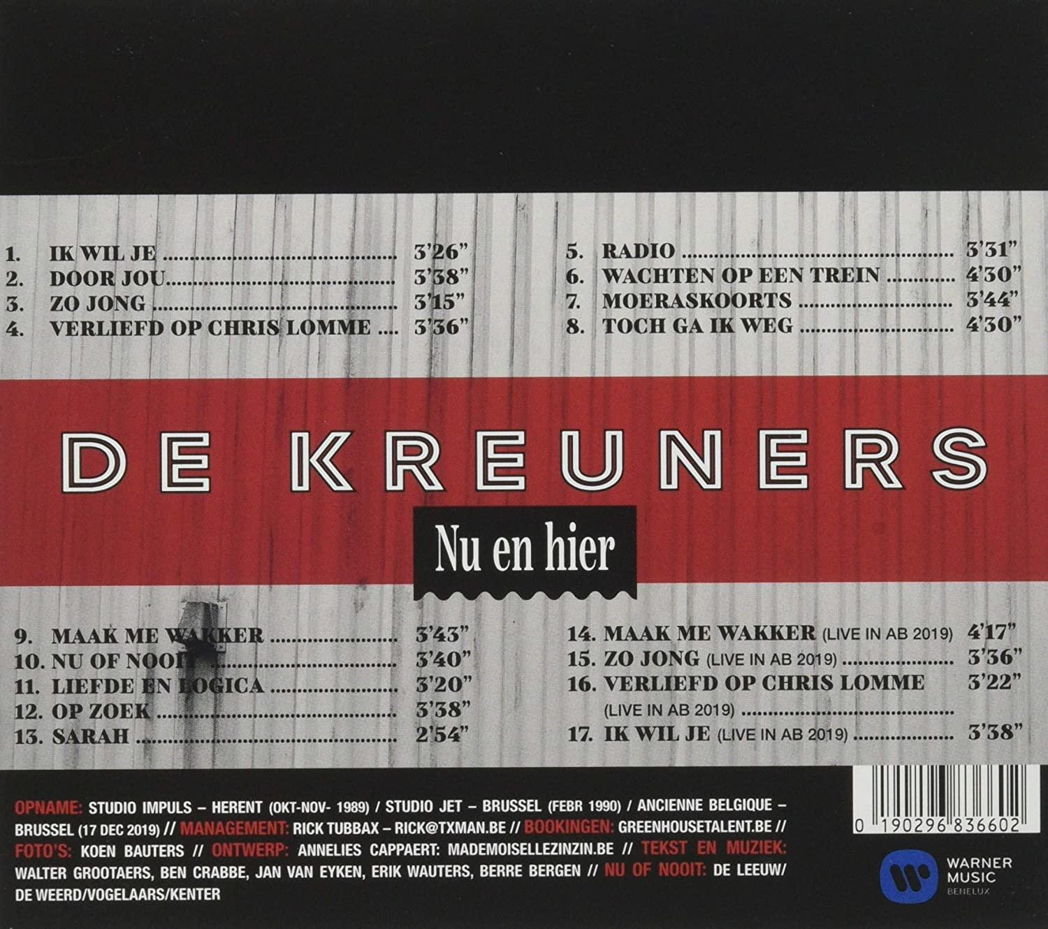 De Kreuners - Nu En Hier CD