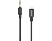 BOYA BY-K1 3.5mm Male TRS to Male Lightning átalakító kábel 20cm