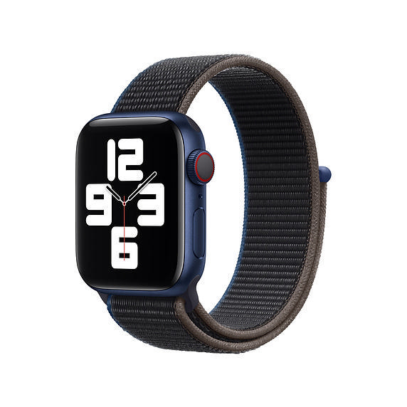 APPLE 40 mm Sport Loop, Ersatzarmband, Kohlegrau