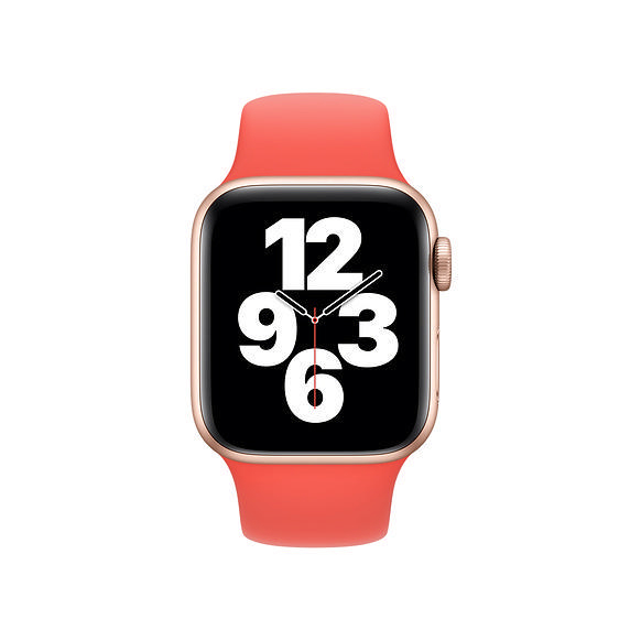 APPLE 40 mm Sportarmband, Ersatzarmband, Zitruspink