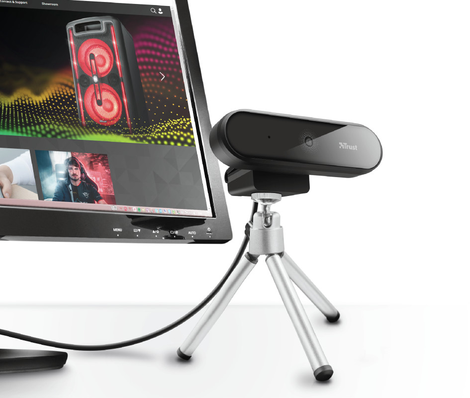 TRUST Webcam Tyro Full HD 1080 p Noir (23637)