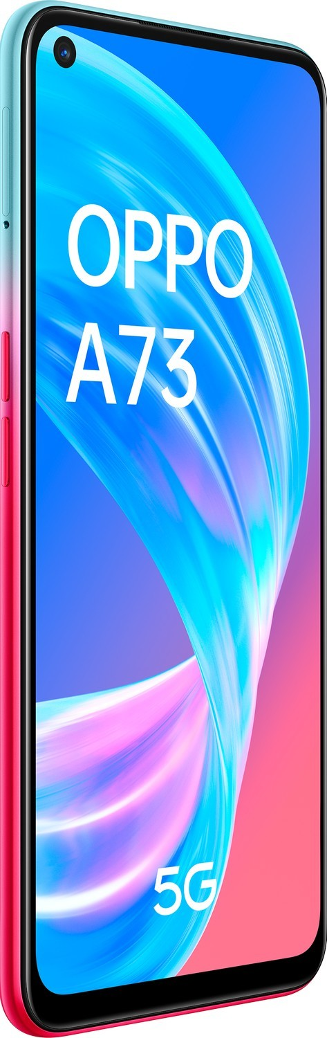 Móvil - OPPO A73 5G, Neon, 128 GB, 8 GB RAM, 6.5" Full HD+, MT6853V, 4040mAh, Android