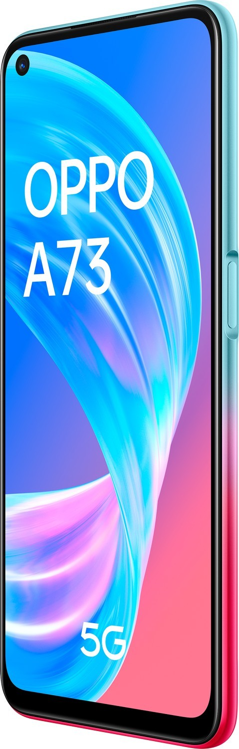 Móvil - OPPO A73 5G, Neon, 128 GB, 8 GB RAM, 6.5" Full HD+, MT6853V, 4040mAh, Android