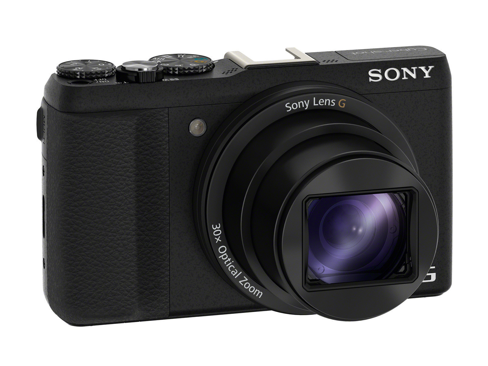 SONY Cyber-shot DSC-HX60 NFC Schwarz, 30x opt. Zoom, TFT-LCD, Digitalkamera Fine, , Xtra WLAN
