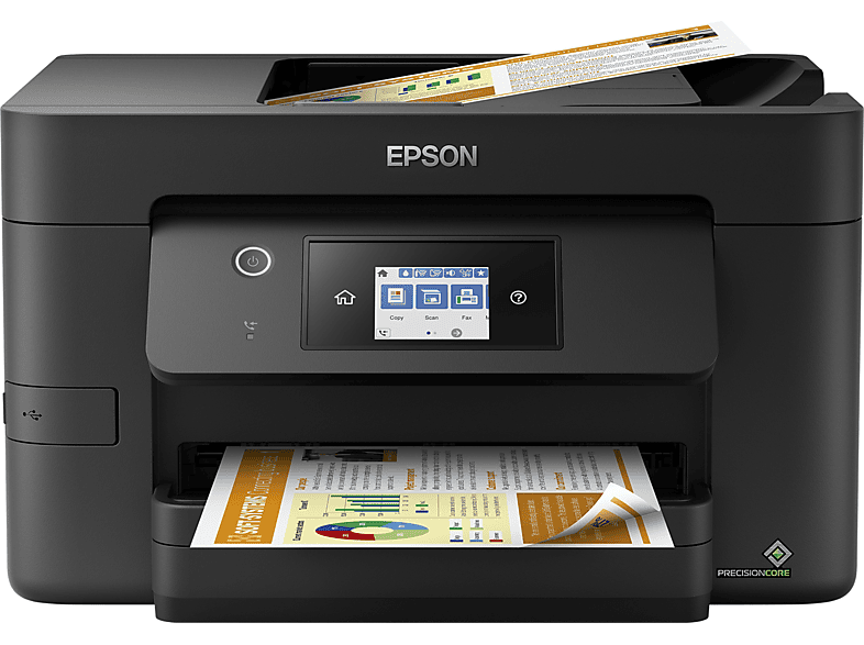 Epson WorkForce ProWF-3825DWF, Impresión doble cara, Color, WiFi, Fax, Negro