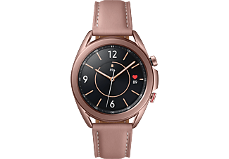 SAMSUNG Galaxy Watch3 (41 mm) LTE - Montre intelligente (Largeur : 20 mm, Cuir, Bronze)