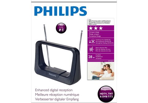 Philips SDV5228/12 Antena de Televisión Digital Interior/Exterior 36dB