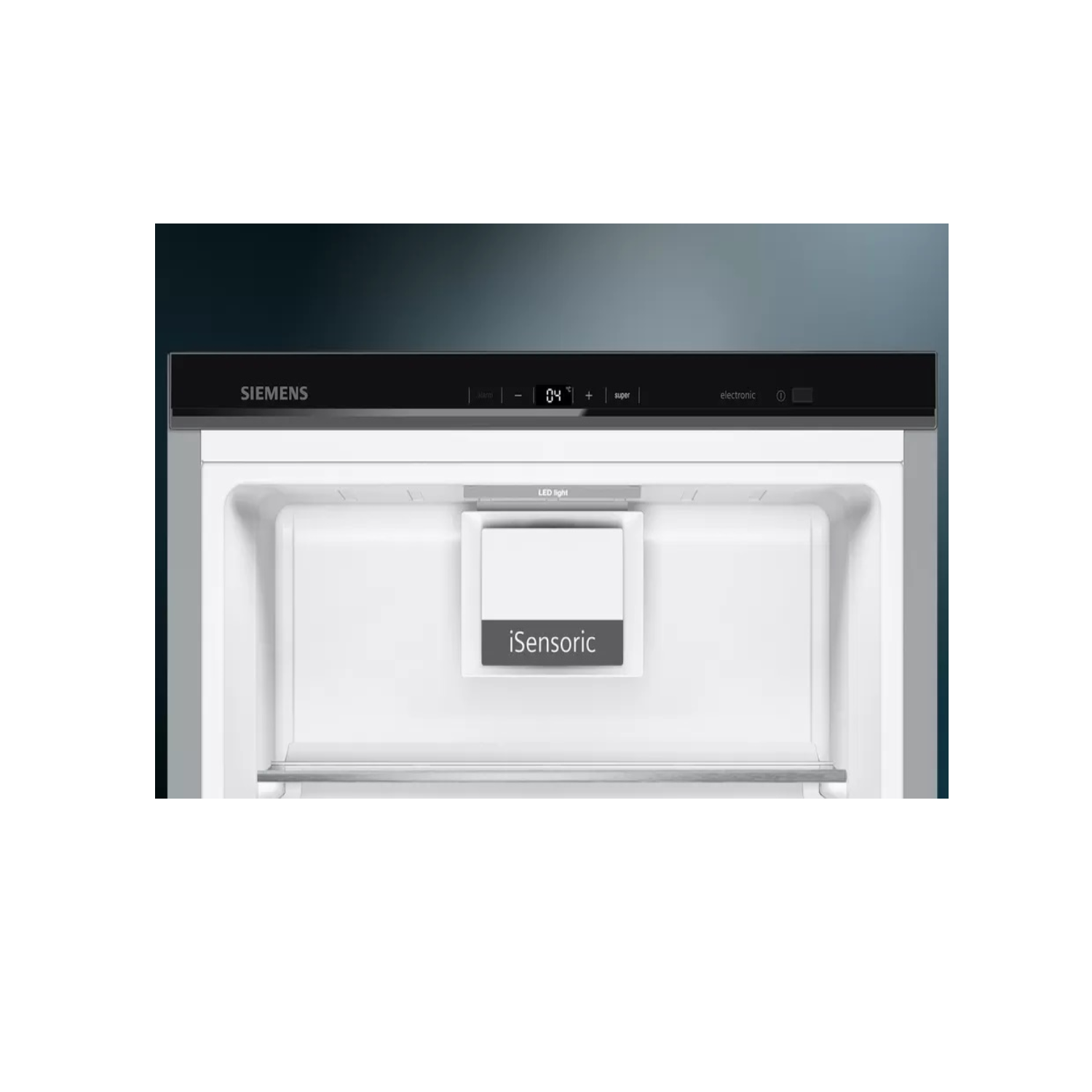 Frigorífico una puerta - Siemens KS36VAXEP, 346 l, Circulación dinámica, 180 cm, 39 dB, Plata