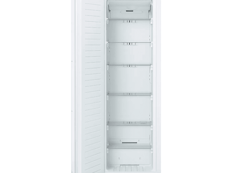 Congelador vertical  Bosch GIN81AEF0, Integrable, No Frost, 211 l, Blanco