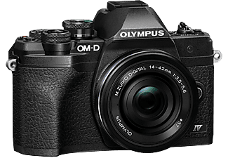 OLYMPUS OM-D E-M10 Mark IV Body + M.Zuiko Digital ED 14-42mm F3.5-5.6 EZ Pancake - Fotocamera Nero