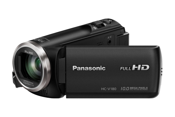 PANASONIC HC-V180 Camcorder , BSI MOS 2,5 Megapixel, 50xopt. Zoom