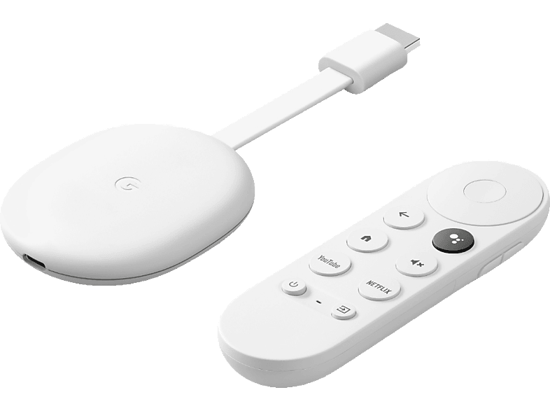 GOOGLE Chromecast mit Google , Schnee Player (4K) Streaming TV