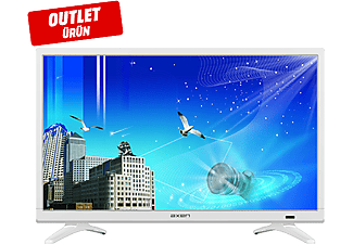 AXEN AX24LED09 24" 60 Ekran USBMediaPlayer Uydu Alıcılı HD LED TV Beyaz Outlet 1208081