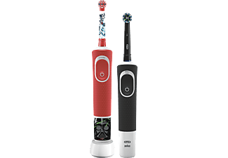 ORAL-B D100VIT Vitality elektromos fogkefe + D100 Gyerek elektromos fogkefe, Star Wars