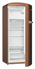 Freistehender Retro Kühlschrank ORB153CR Braun