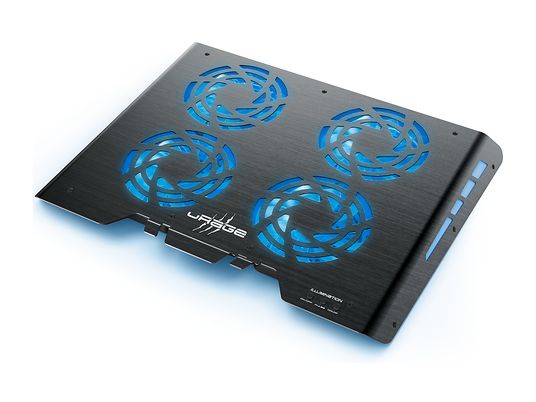 URAGE Freezer 600 Metal - Gaming-Notebook-Kühler (Schwarz)