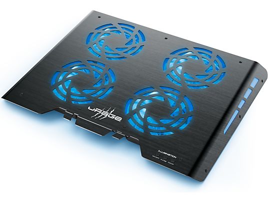 URAGE Freezer 600 Metal - Scambiatore di calore per notebook (Nero)