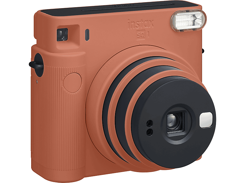 FUJIFILM instax SQUARE SQ1 Sofortbildkamera, Terracota Orange