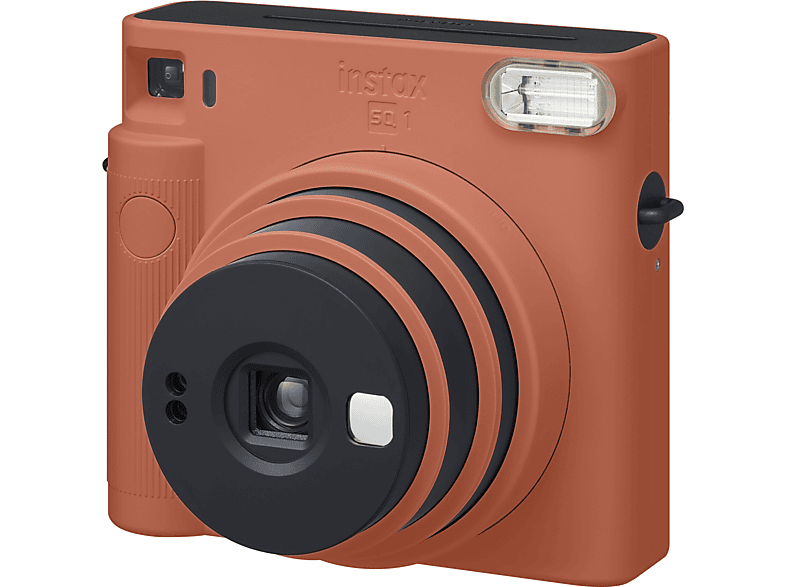 FUJIFILM instax SQUARE SQ1 Sofortbildkamera, Terracota Orange