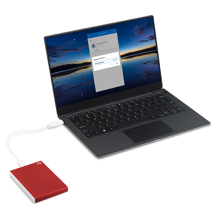 SEAGATE One Touch HDD 1 TB Rood