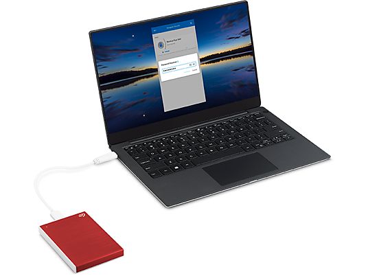 SEAGATE One Touch HDD 1 TB Rood