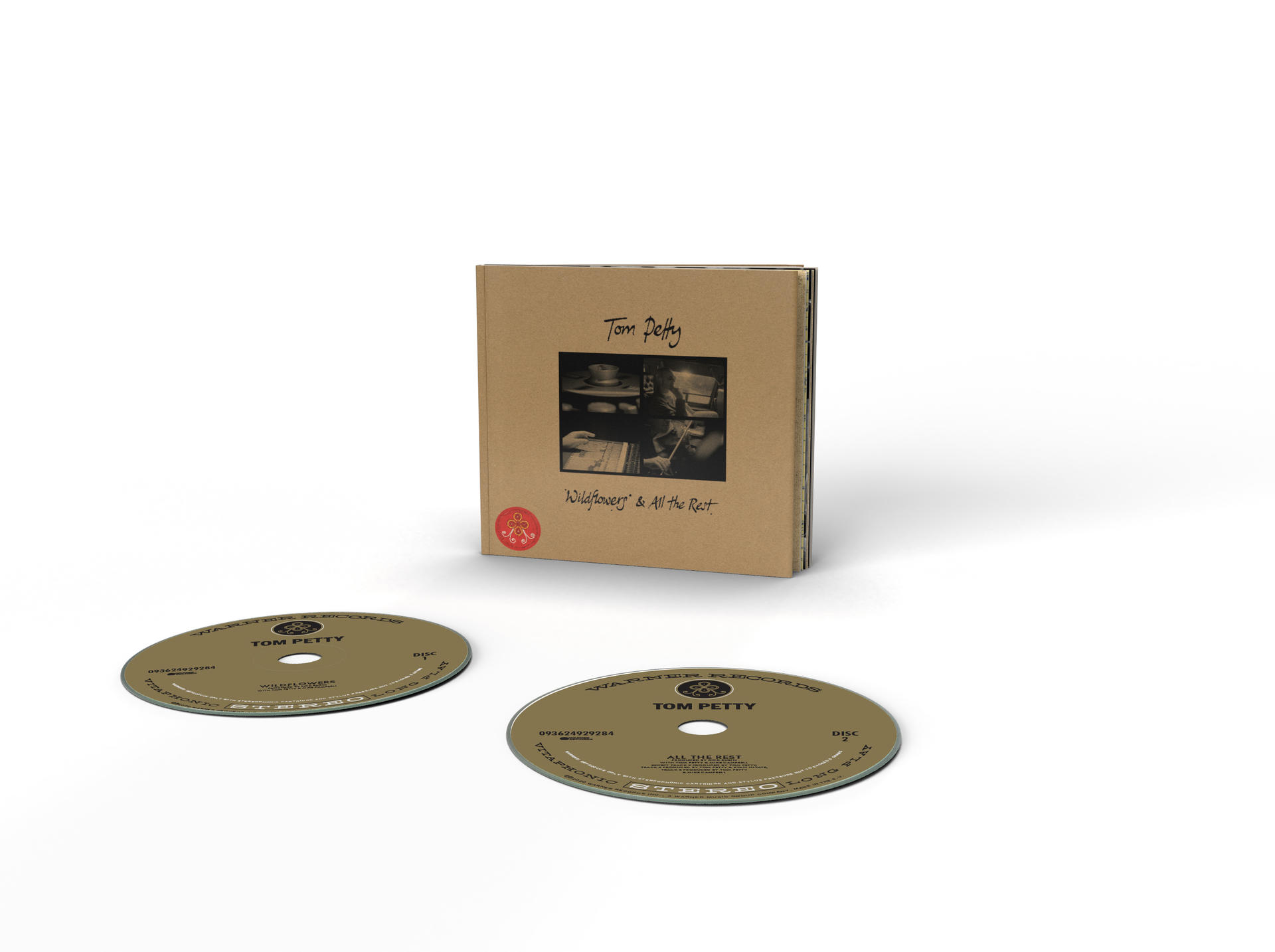 CD-Hülle und zwei CDs mit Text auf den Discs und der Hülle.