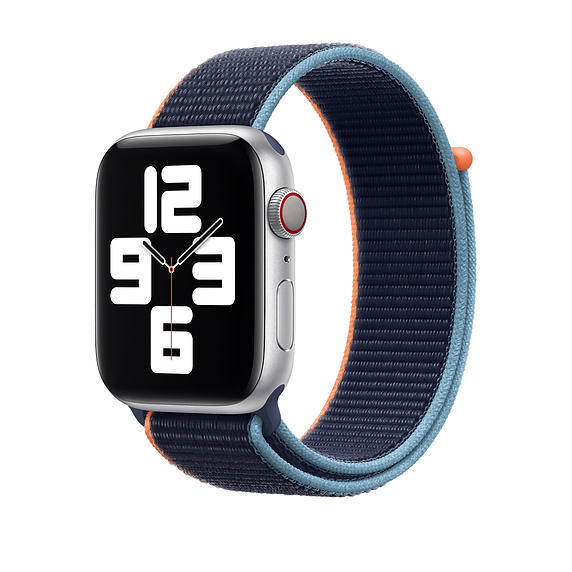 APPLE 44 mm Sport Loop, Ersatzarmband, Dunkelmarine
