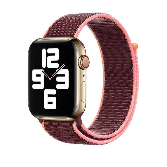 APPLE 44 mm Sport Loop, Ersatzarmband, Pflaume