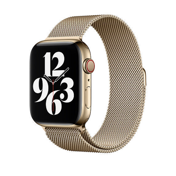 APPLE 44 mm Milanaise, Ersatzarmband, Gold