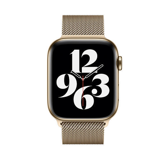APPLE 44 mm Milanaise, Ersatzarmband, Gold