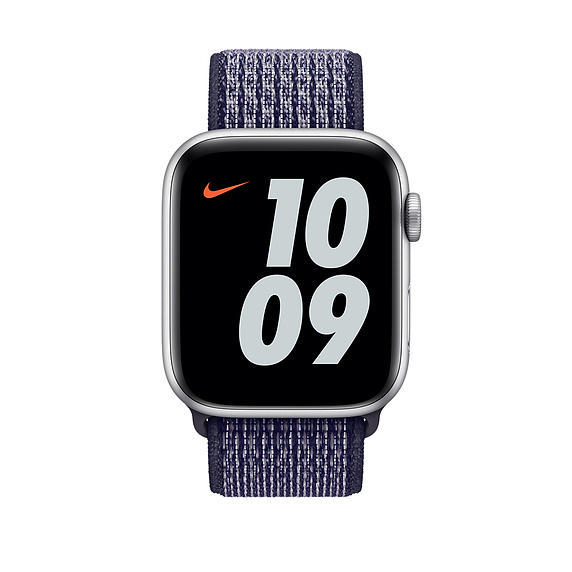 APPLE 44 mm Nike Sport Loop, Ersatzarmband, Purple Pulse