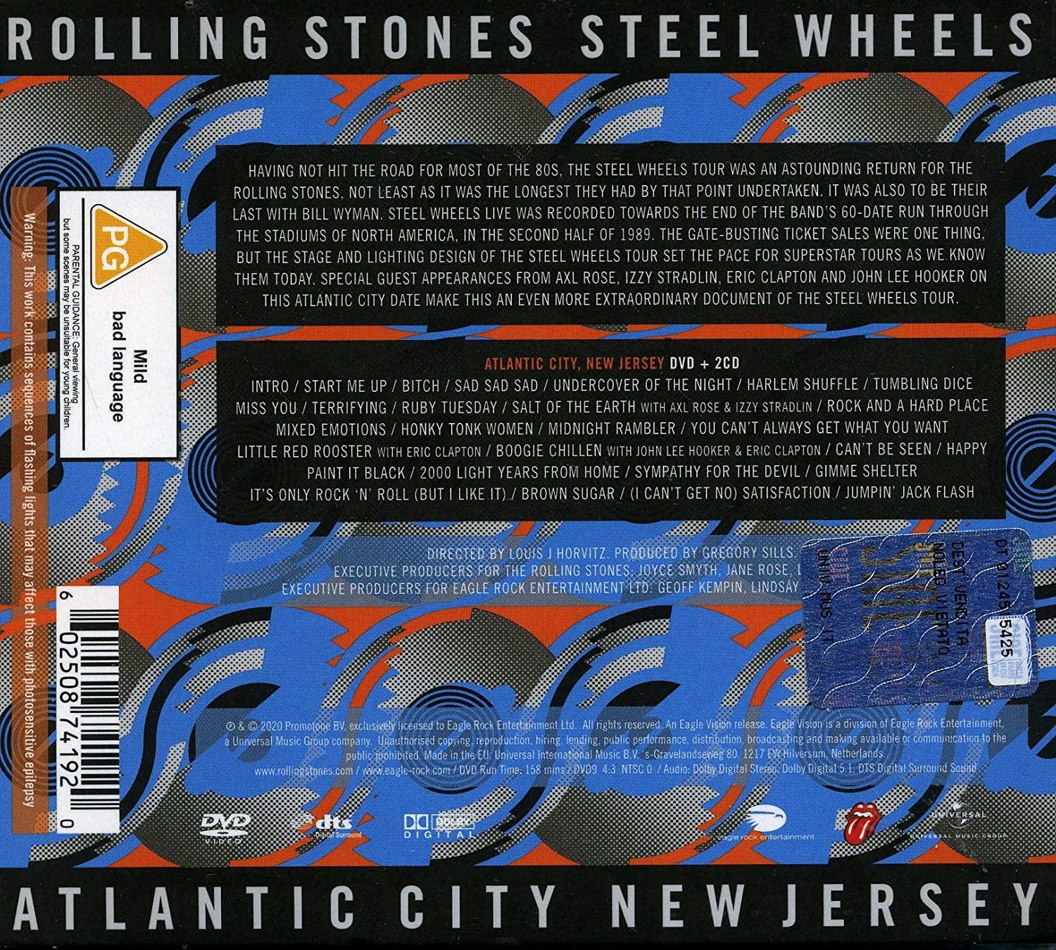 The Rolling Stones - The Rolling Stones - Steel Wheels Live (Atlantic City 1989)  - (DVD + CD)