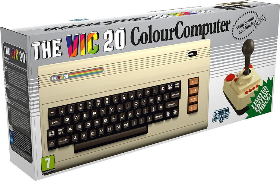 Consola retro - Koch Media The C64 (Ed. Limitada) The VIC20, 64 juegos preinstalados, Crema