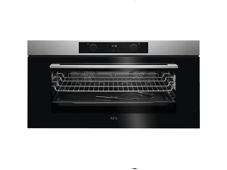 REACONDICIONADO Seminuevo Excelente Horno - AEG KEK452910M, Multifunción, Limpieza por agua, 85 l, Sonda térmica, 89.6 cm, Inox antihuellas