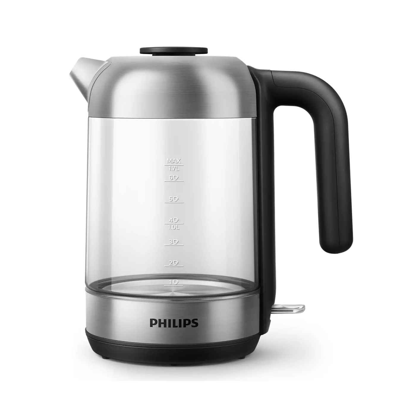Philips Domestic Appliances hd933980 cocina 1.7 litros acero inoxidable negro y plateado hervidor s5000 2200 w hd9339 con sistema de auto apagado 1.7l 2200w