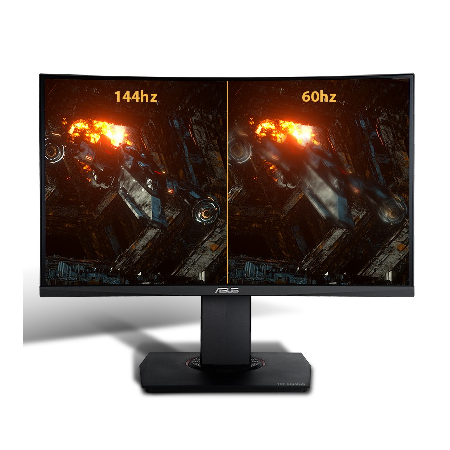 Asus Tuf Vg24vq 23.6 led 144hz monitor gaming curvo 236 24“ fullhd freesync curva 1 ms 144 shadow boost negro de fhd 1920x1080 adaptivesyncfreesync extreme low 1500r 599 1920 1080