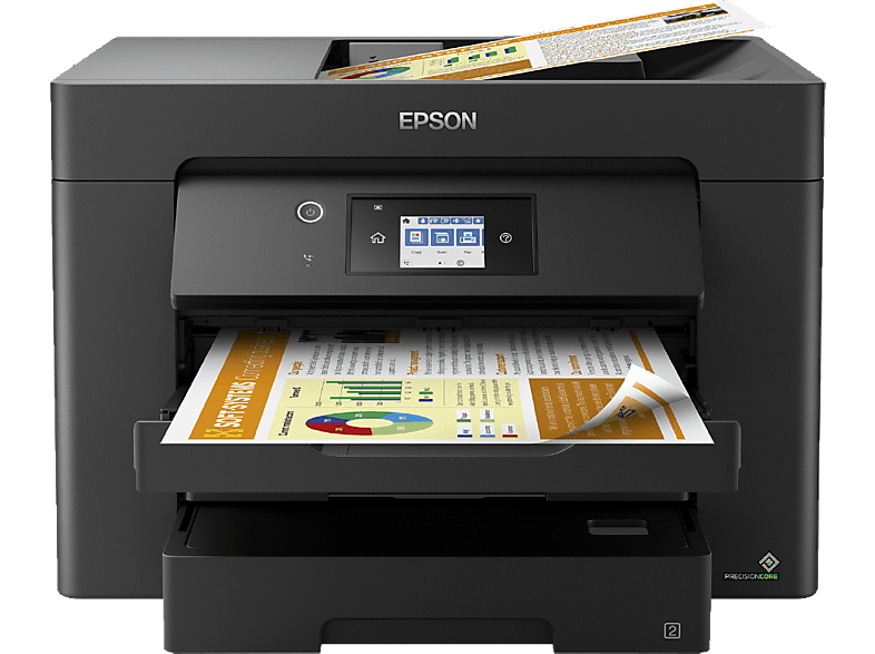 EPSON WorkForce PrecisionCore™-Druckkopf (Tintenstrahl) WLAN Multifunktionsdrucker WF-7835DTWF