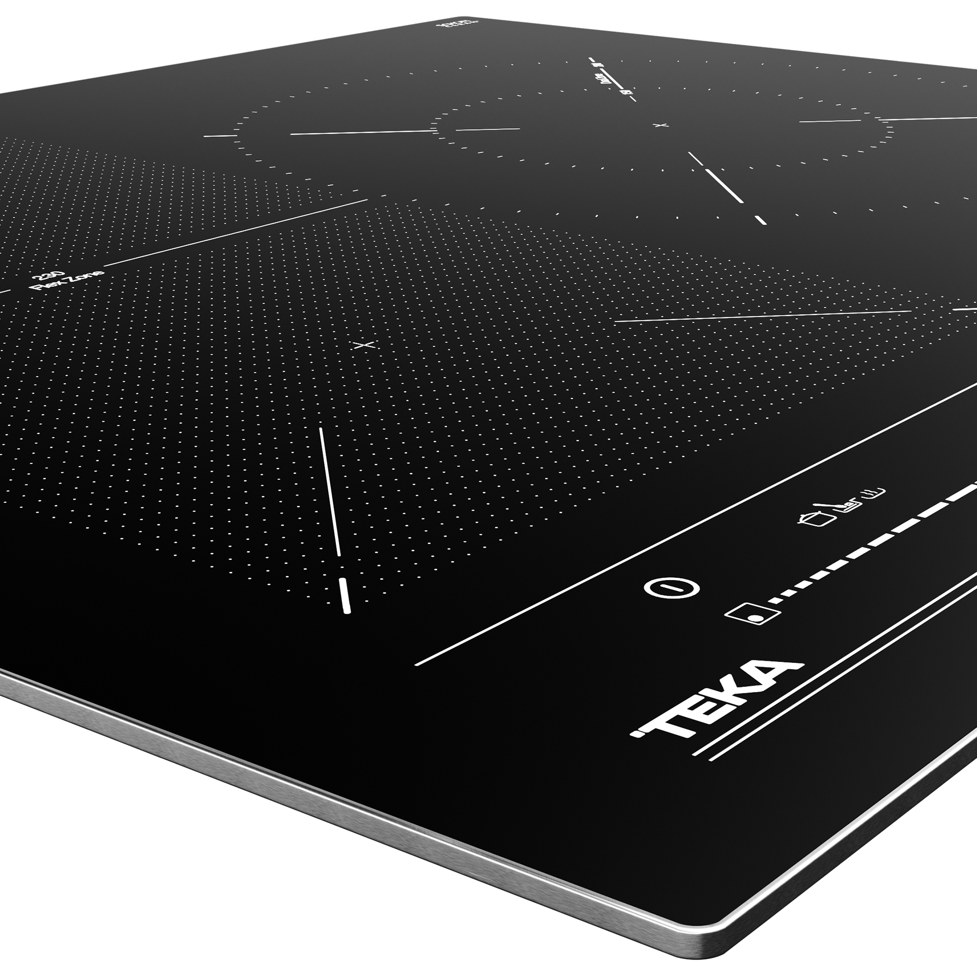 Encimera - TEKA ITF 65320 BK MSP, Vitrocerámica,  Eléctrica, Inducción, 3, 28 cm, Negro