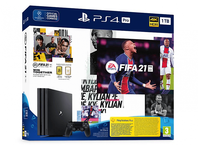 Consola - PS4 Pro 1 TB + 2 DS4 + FIFA 21