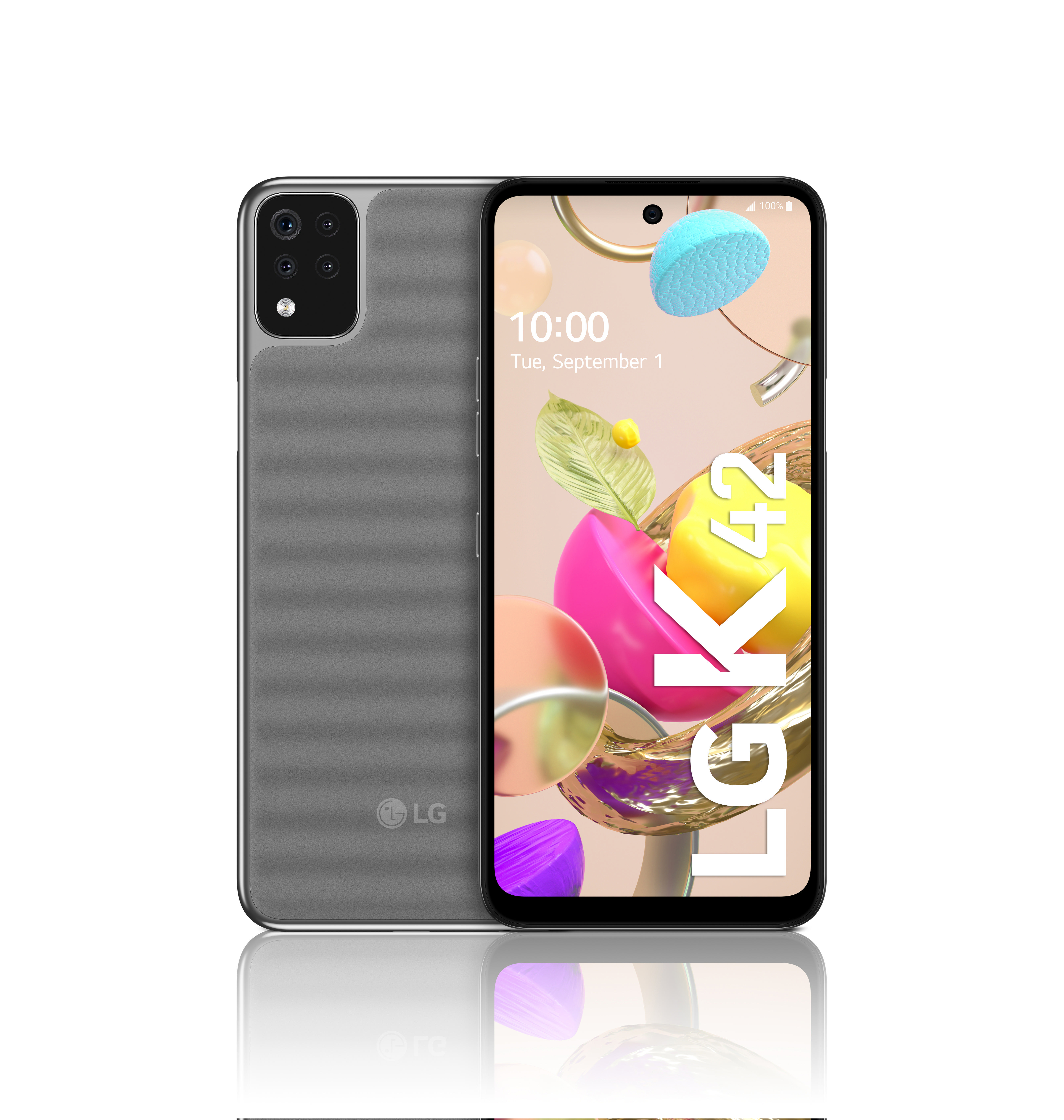 LG K42 64 GB Dual SIM Grau
