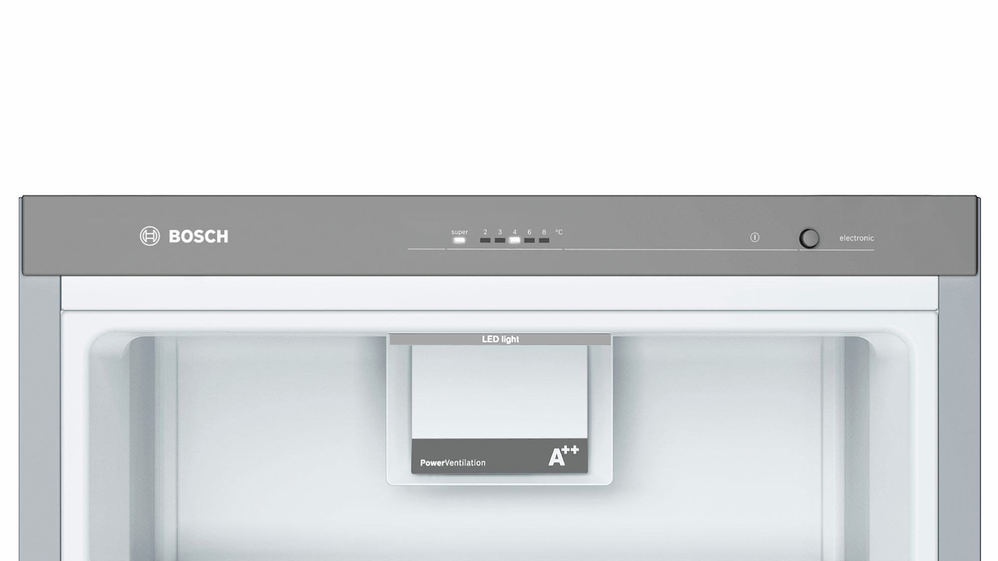 BOSCH KSV36VBEP Serie 4 Kühlschrank (348 l, E, 1860 mm hoch, Schwarz)