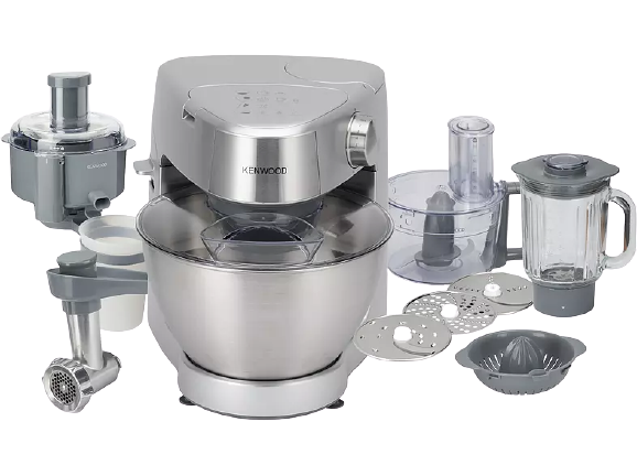 KENWOOD KHC 29P0SI Prospero Plus Küchenmaschine Silber (Rührschüsselkapazität: 4,3 l, 1000 Watt)
