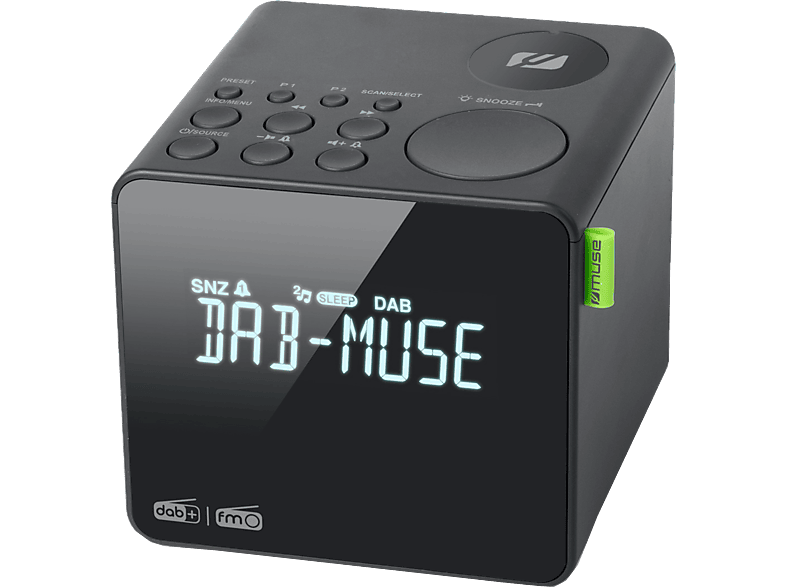 Muse Wekkerradio Dual Alarm Dab+/fm Pll (m187cdb)
