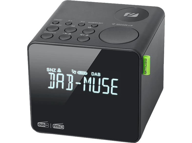 Muse Radio Réveil Double Alarme Dab+/fm Pll (m187cdb)