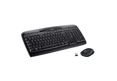 Tastatur LOGITECH kabellos, MediaMarkt Mäuse | Set, & PC MK330, Maus Schwarz