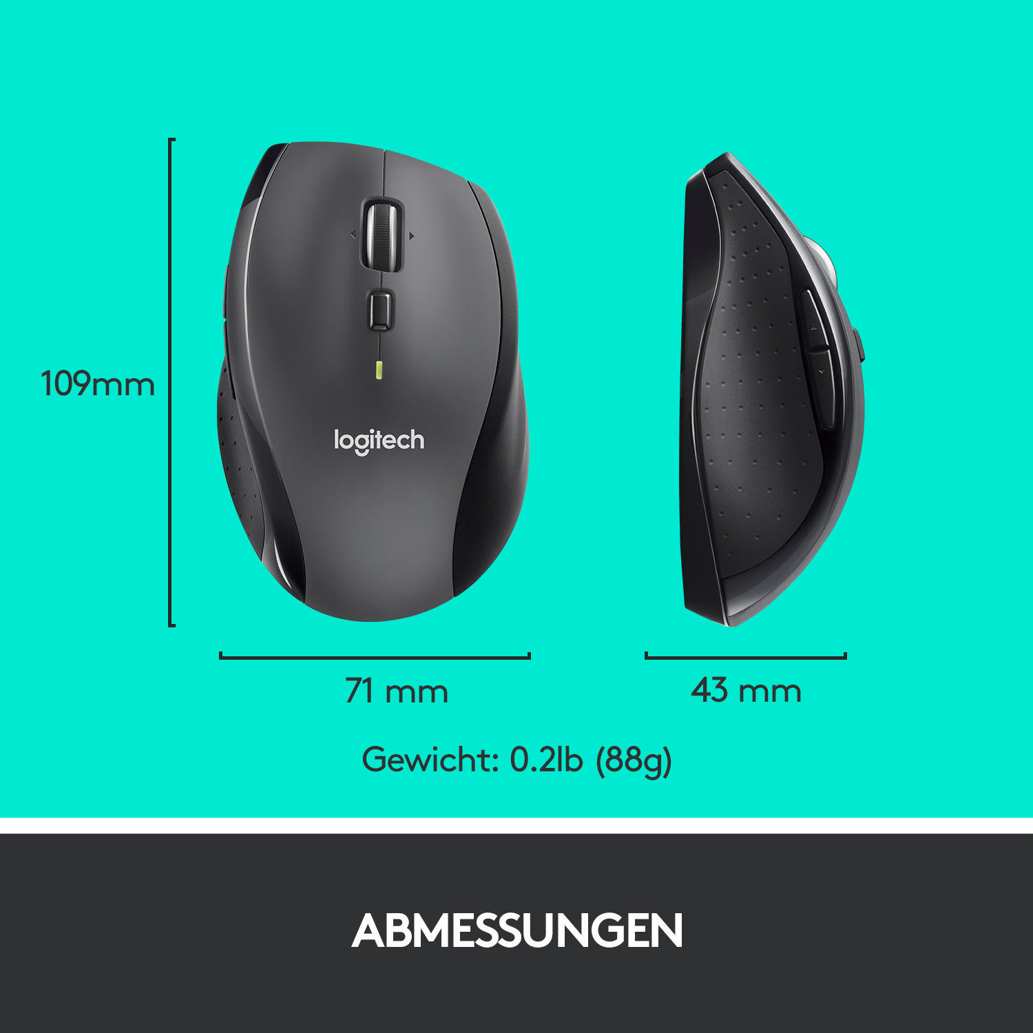 LOGITECH MK710, Tastatur & Maus Set, kabellos, Schwarz/Anthrazit